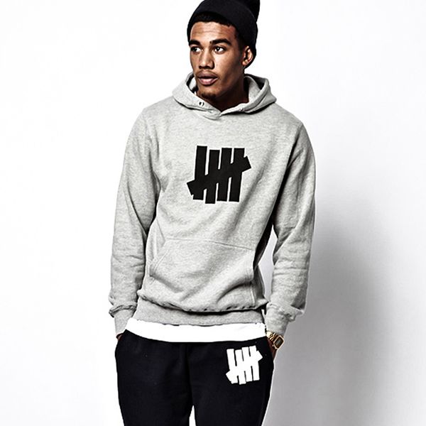 

undefeated hoodie american trendy brand sweatshirt men designer hoodie patch embroidered logo men and women sweatshirt, Black