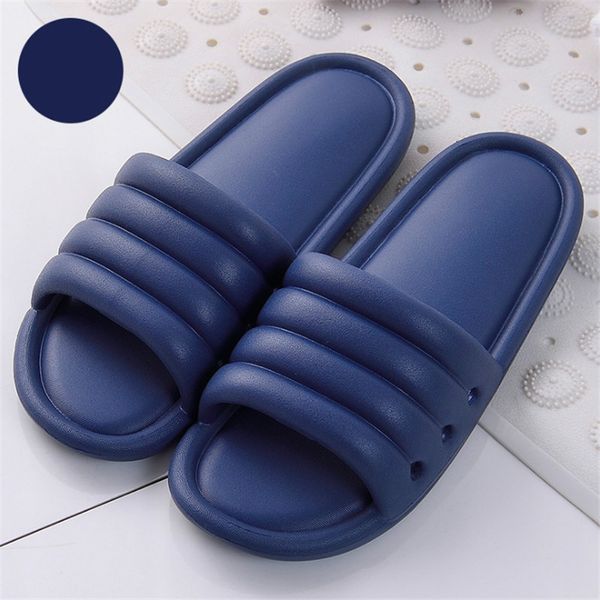 

men's shoes eva home slippers man women couple flip flops soft stripes slides casual summer male chaussures femme, Black
