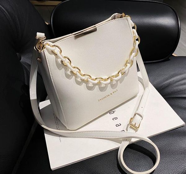 

textured popular bag female 2020 new wave summer small fresh wild ins net red messenger bag bucket ing