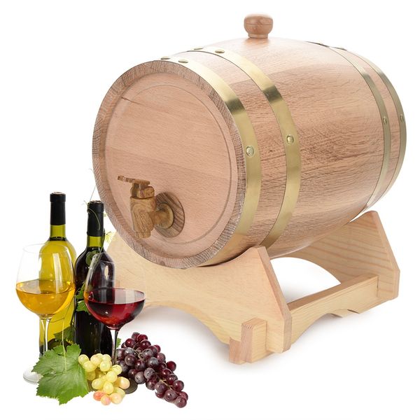 

5l vintage wood oak timber wine barrel for beer whiskey rum port other bar products