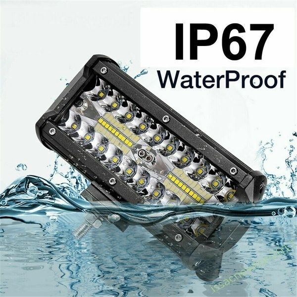 

60w сид 120w вело светлое адвокатское сословие рядок три 7-дюймовый рабочей комбо lightslight spotlamp балки 400вт