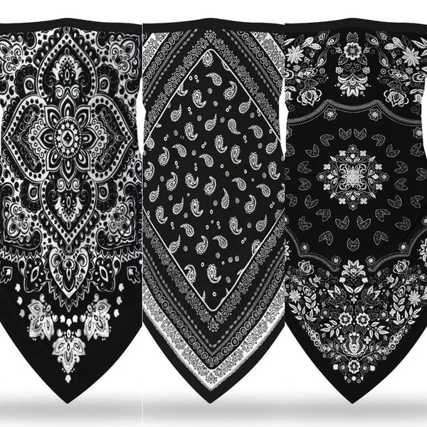 

w8pwj magic scarf windproof cycling face uv protection outdoor mask scarf climbing hiking ski fishing headwear bandana tube neck scarf, Black