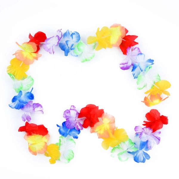 

10pcs hawaiian lei hula aloha hawaii hen stag flower garland party lot