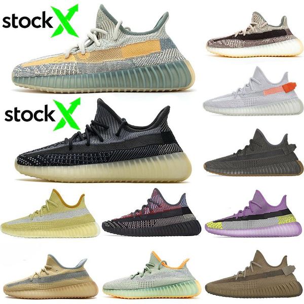 

fashion kanye west abez asriel israfil marsh desert sage earth cinder running shoes tail light oreo gid zyon linen mens trainer sneakers