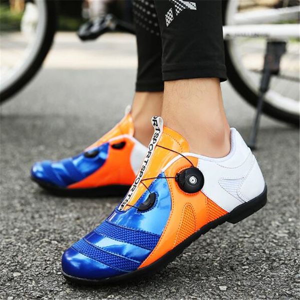 

women/men cycling shoes woman road racing mountain bike shoes man bicycle ultralight athletic racing sneakers zapatos ciclismo