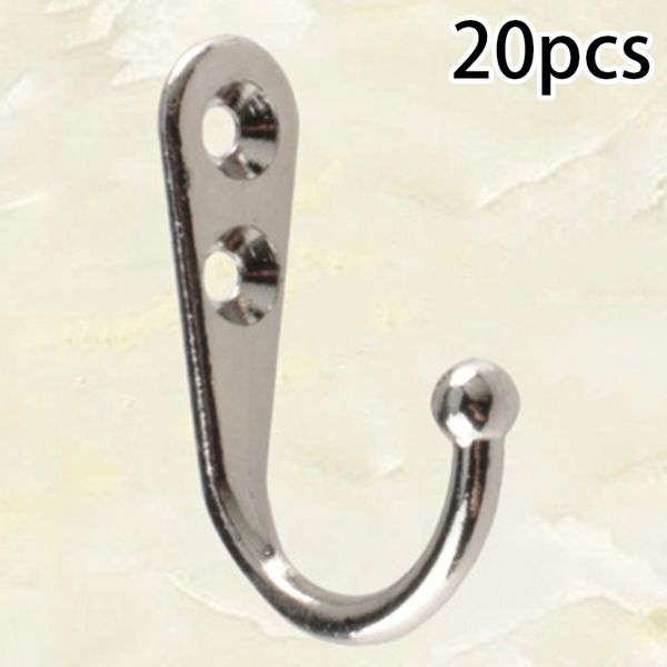 

organizer small hook coat hat hanger with screws space saving tool 20pcs set
