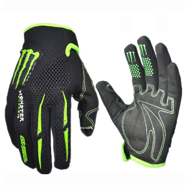 

brand mens & women's cycling gloves breathable summer motorcycle sports gloves bike non-slip bicycle riding full finger long gloves, Black