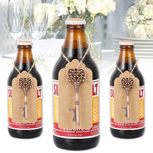 

metal key beer bottle opener wine keychain wedding party favors vintage kitchen accessories antique gifts for guests
