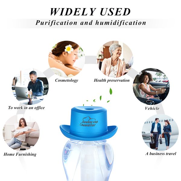 

new portable car humidifier mini atomizer dropshipping 5v 2w usb charging practical auto interior accessories 5 colors optional