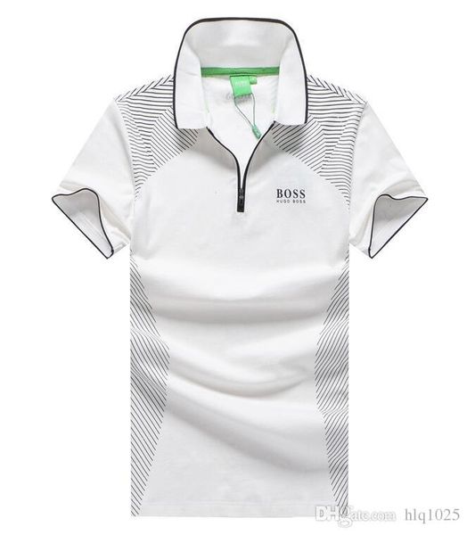 

New triped decoration de igner polo hirt men ummer cool cotton breathable hort leeve printing t hirt