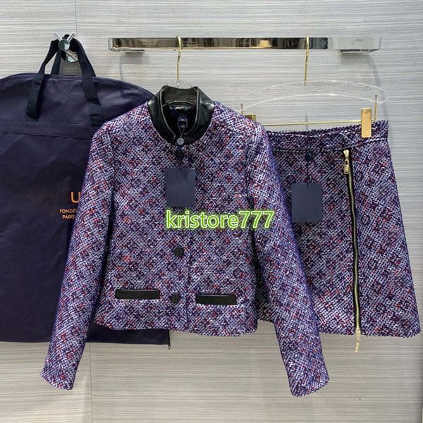 

2020 women vintage girls luxury design tweed blazer jackets the female girls fashion runway mongram letter print shirt coat, Black;brown