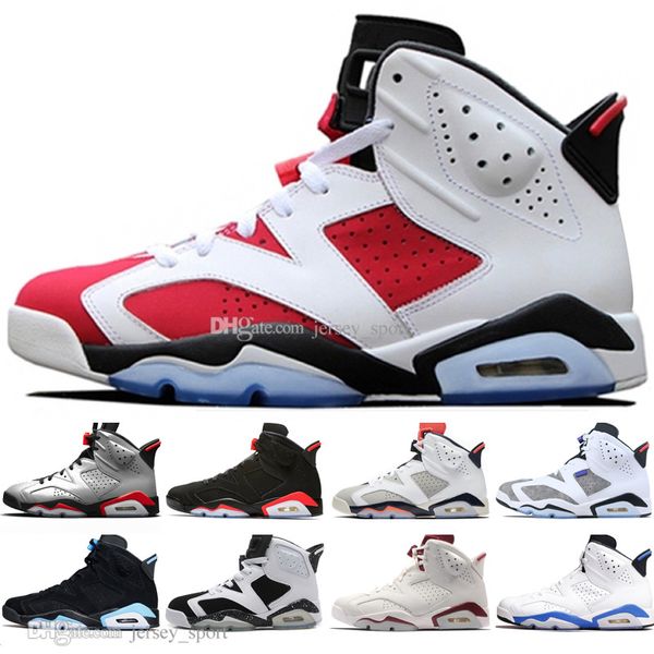 

with box 2019 infrared bred 6 6s mens basketball shoes 3m reflective bugs bunny tinker hatfield unc oreo men sport sneaker designer trainers, White;red