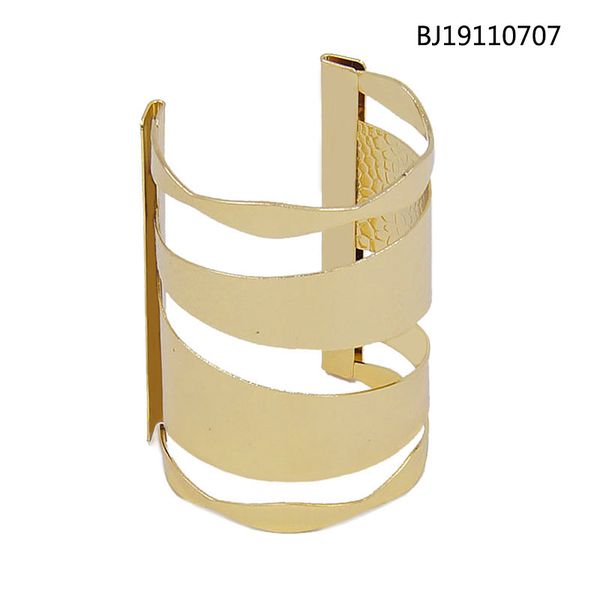 

yulaili new arrivals copper alloy gold color bracelet for women punk style bangle jewelry gift wholesale, Black
