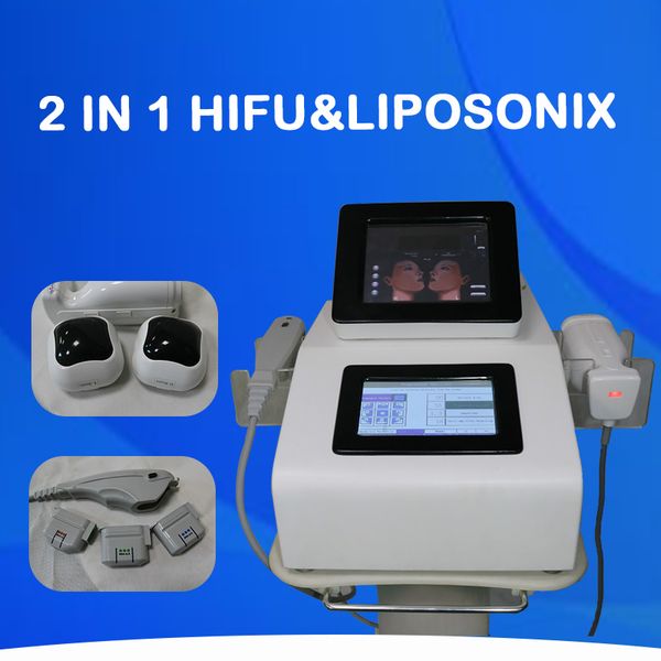 

new design 2 in 1 skin tighten face lifting vaginal tighten high intensity focused ultrasound wrinkle removal beauty machine system