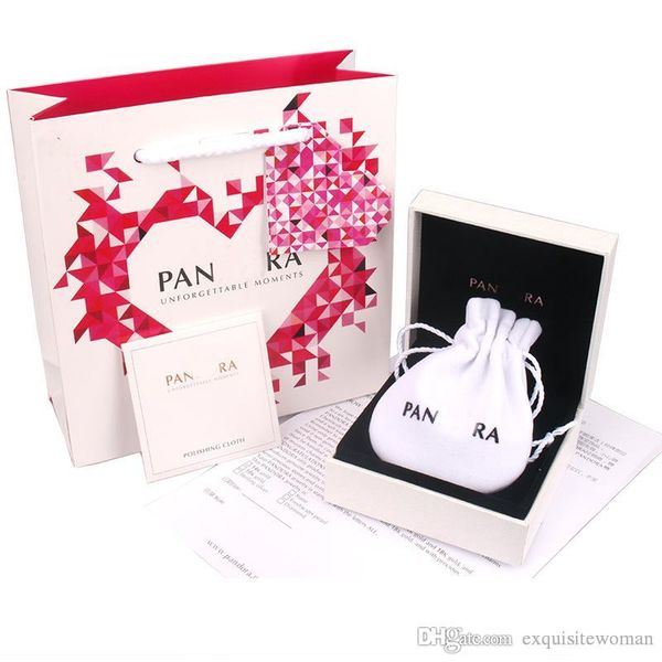 

brand jewelry box 5 piece set bracelet gift box with jewelry bag brand certificate warranty card invoice tote bag jewelry box, Black;white