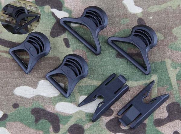 

fast helmet accessories ski helmet goggle swivel clips bk/de/green