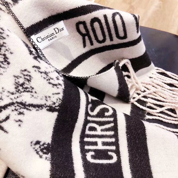 

winter scarf women 2020 autumn tassel warm cashmere fashion shawl luxury designers brands neck turban pashmina 3g dior, Blue;gray
