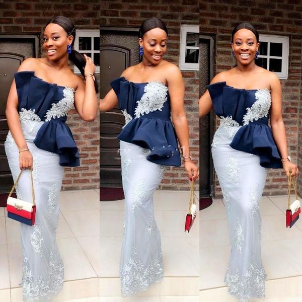 

black girl african mermaid prom dresses long 2020 new ballkleider vestidos de fiesta party evening gowns formal dress