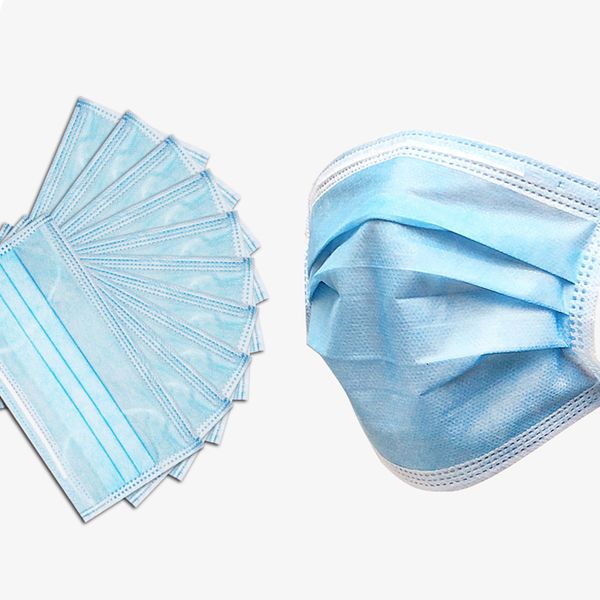 

50pcs 3 laye disposable safety anti flu mouth face mask anti-dust earloops masks