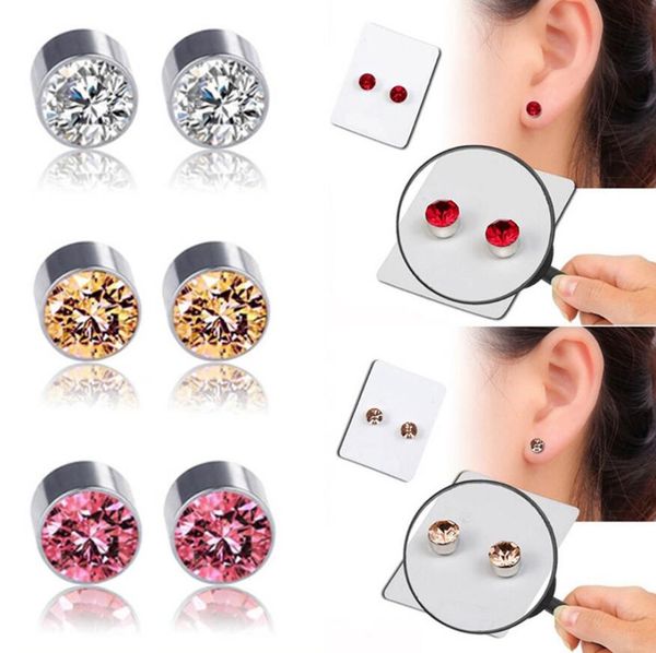 

new magnetic stud slimming earrings slimming patch lose weight magnetic health jewelry magnets of lazy paste slim patch 10 colors, Golden;silver