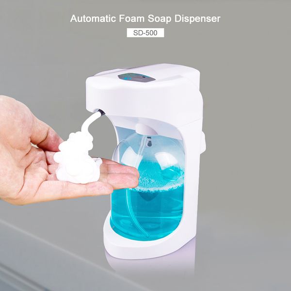 

outdoor gadgets 500ml automatic foam soap dispenser wall mounted liquid smart sensor touchless bathroom kitchen dispensers