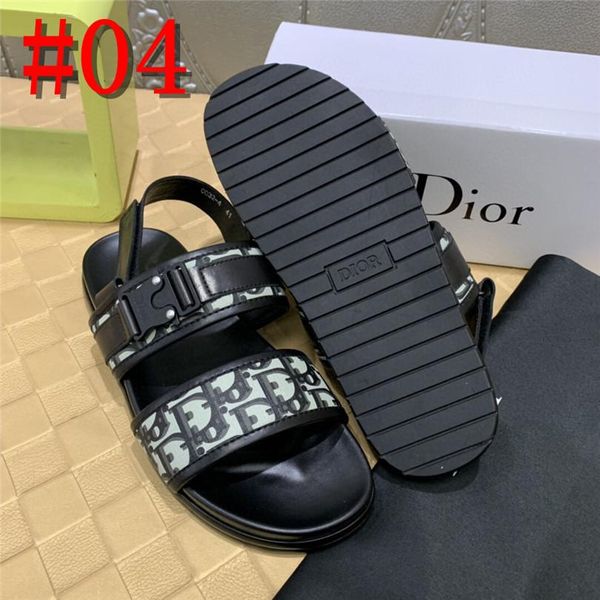 

20fw бренд мужской роскошные шлепанцы кожаные тапочки мужская летняя пляжная обувь мода открытый сандалии мужская обувь con19, Blue;gray