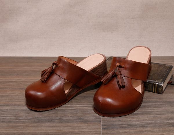 

new fashion ladies platform casual shoes ladies leather slippers women casual sandals ioasa, Black