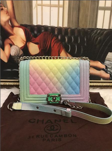 

2019 new fashion shoulder bags chain men's and women's classic handbags pu crossbody bags women shoulder bags