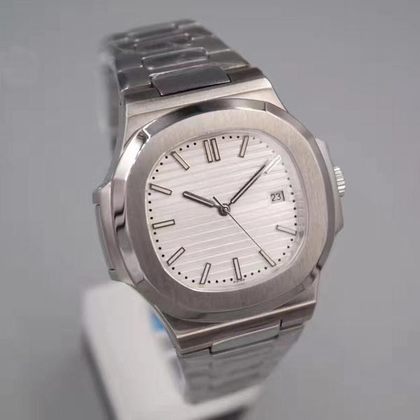 

8 colors New Mens Automatic glide smooth second hand Machinery Calendar 40mm Watch Stainless Steel Men Luminous Business Wristwatch