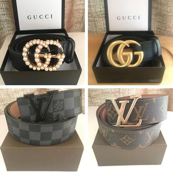 

All 20 color box belt new de igner man belt real leahter with gold buckle fa hion ca ual brand de ign wai t belt for men, Black;brown