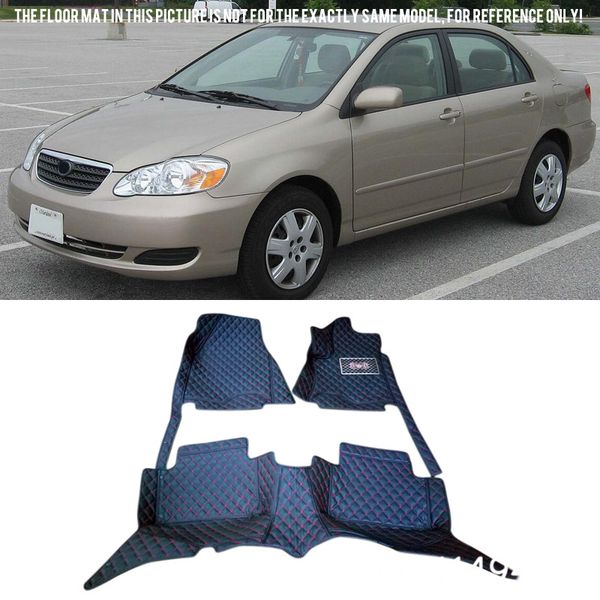 

car styling interior custom floor mats carpets for corolla 2004 2005 2006 2007