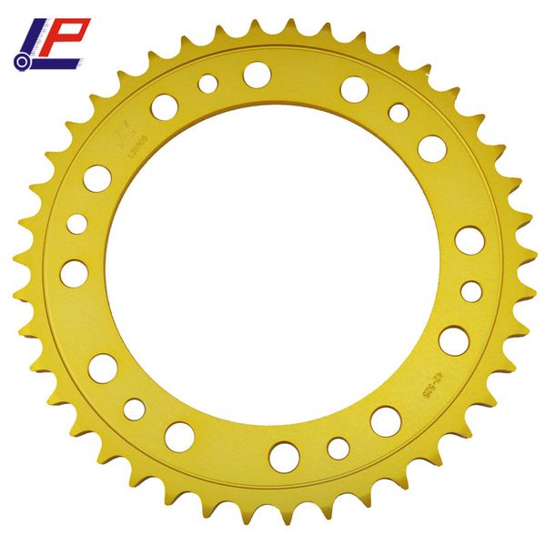 

lopor 525 41t 42t 47t motorcycle chain gold color rear sprocket for f650 gs k72 2008-2012 f800 gs 08-18 f800 r k73 09-18