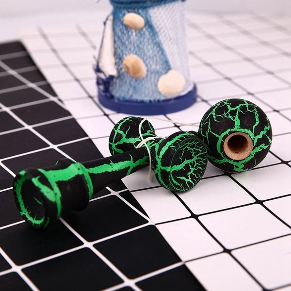 

wooden crack paint kendama toys sword ball professional wooden toy skillful juggling ball game toy for children #8 fitness bal