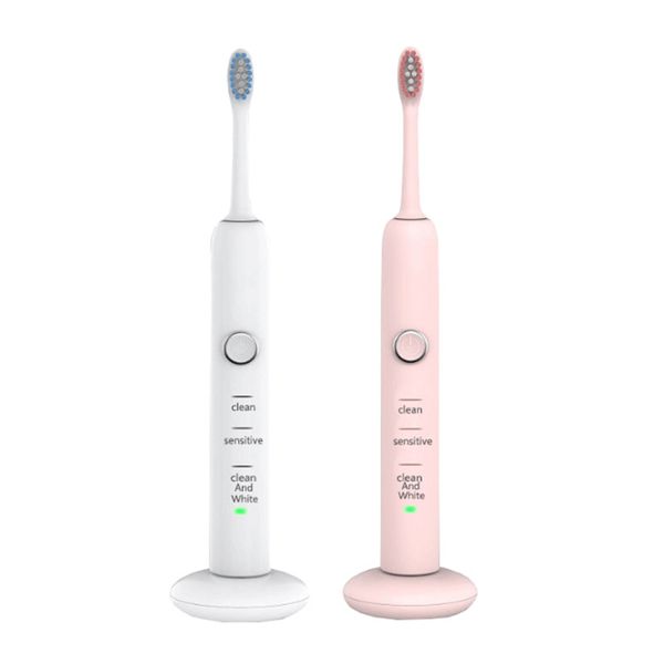 

electric toothbrush sonic deep clean whiten teeth portable electric tooth brush smart chip rechargeable toothbrush