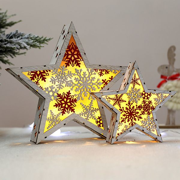 

christmas tree festival decorations party wooden charm glowing pendant party direct sales business 2019 new products accesso