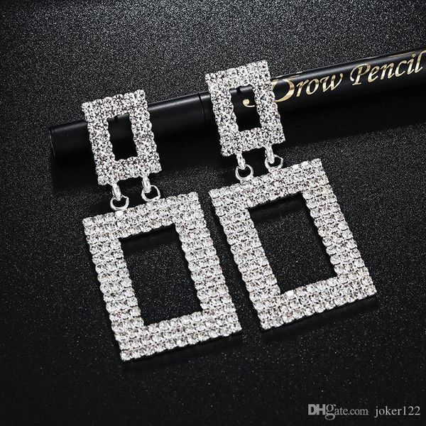 

fashion jewelry long earrings for women hoop earring stud with full shiny cubiz zircon female earring,1pz