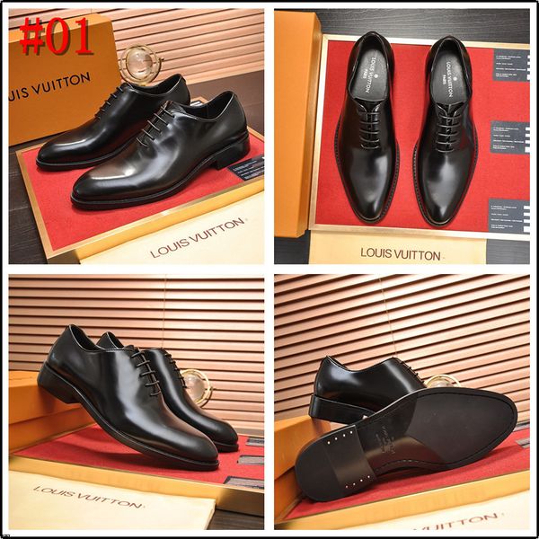 

18ss pointed toe mens dress shoes soft leather luxury wedding shoes floral print men flats office wedding party formal shoes, Black