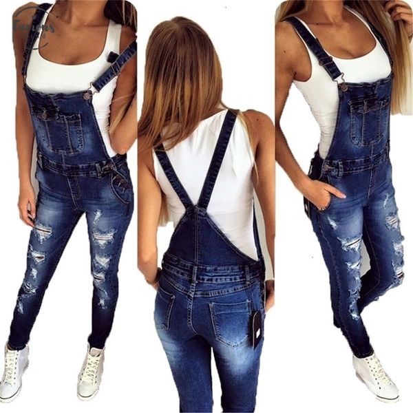 

denim casual jumpsuit summer ladies long pants rompers women jumpsuit overalls ripped jeans strappy off shoulder boyfriend jeans, Black;white