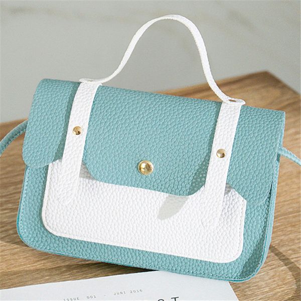 

2019 new small crossbody bag japan south korea pu mini handbag casual color square shoulder messenger mobile phone simple space