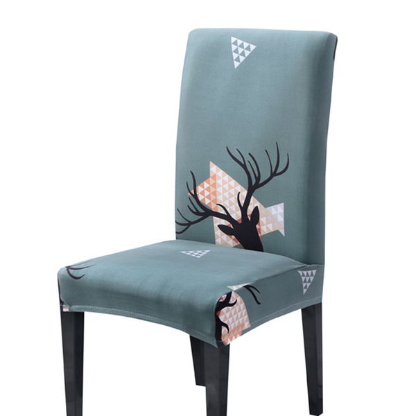 

festival fashion printed removable protective christmas decoration elastic fabric dining room soft l stretchable chair cover