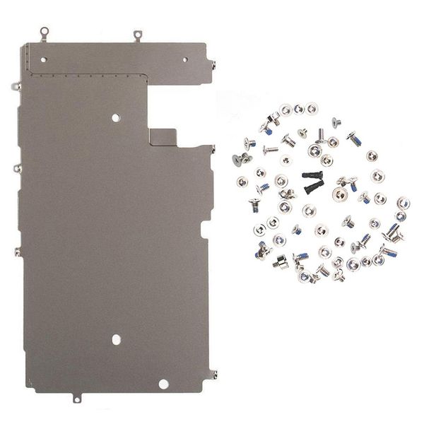

2pcs/set lcd screen back classic metal plate shield with full set screws for iphone 7 7 plus 8 8 plus
