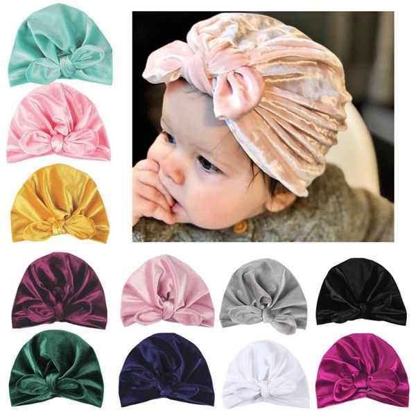 

baby hat baby girl turban solid toddler kids boy girl india hat autumn accessories lovely soft hats casquette enfant, Yellow