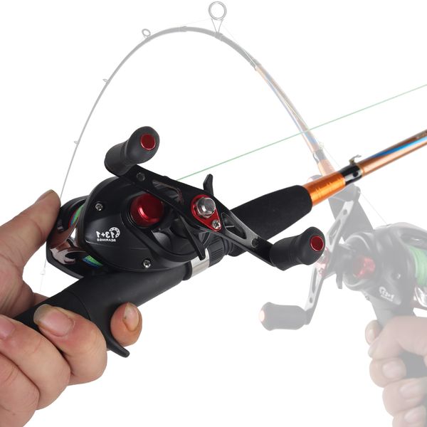 

new portable 1.65m/1.8 m 2 tip casting 7" m power 6-12g 5-20g lure weight carbon casting spinning lure fishing rod