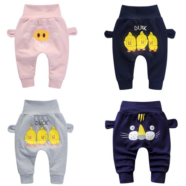 

arloneet toddler kids baby girls boys cartoon duck pig seal solid pp pants trousers for baby kids boy girl clothing #aug, Blue