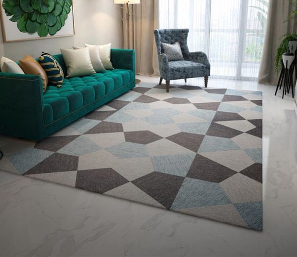 

large size living room rugs geometric modern striped carpets bedroom bedside blanket area rug soft study room teppich rugs
