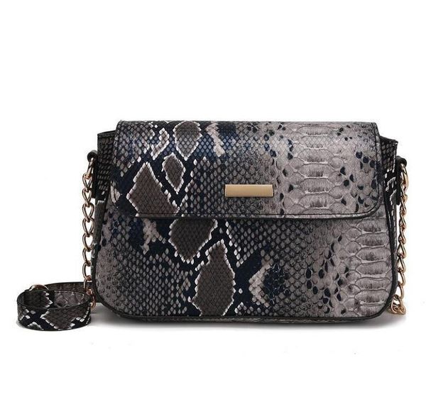 

designer lady serpentine handbags luxury women shoulder bag fashion animal print crossbody chain bags classic