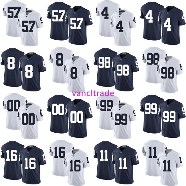 

2019 ncaa football penn state nittany lions 57 a.q. шипли 4 адриан амос 8 аллен робинсон 98 энтони зеттел 99 остин джонсон джерси, Black;red