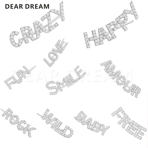 

letter earrings 925 sterling silver pin earrings fashion interesting girls 2019 new jewelry gift wedding gift