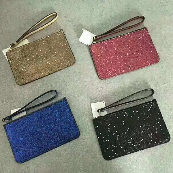 

конструктор дамы мешок сцепления, звездный бумажник украшен звездами, доступен 4 цвета, Red;black