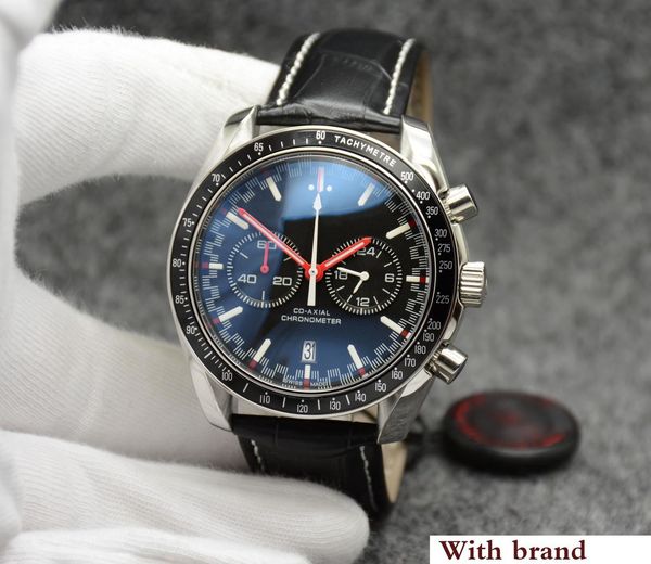 

Style chronograph peed quartz men 300 racing ma ter coaxial moonwatch profe ional pectre leather belt men watche men wri twatche